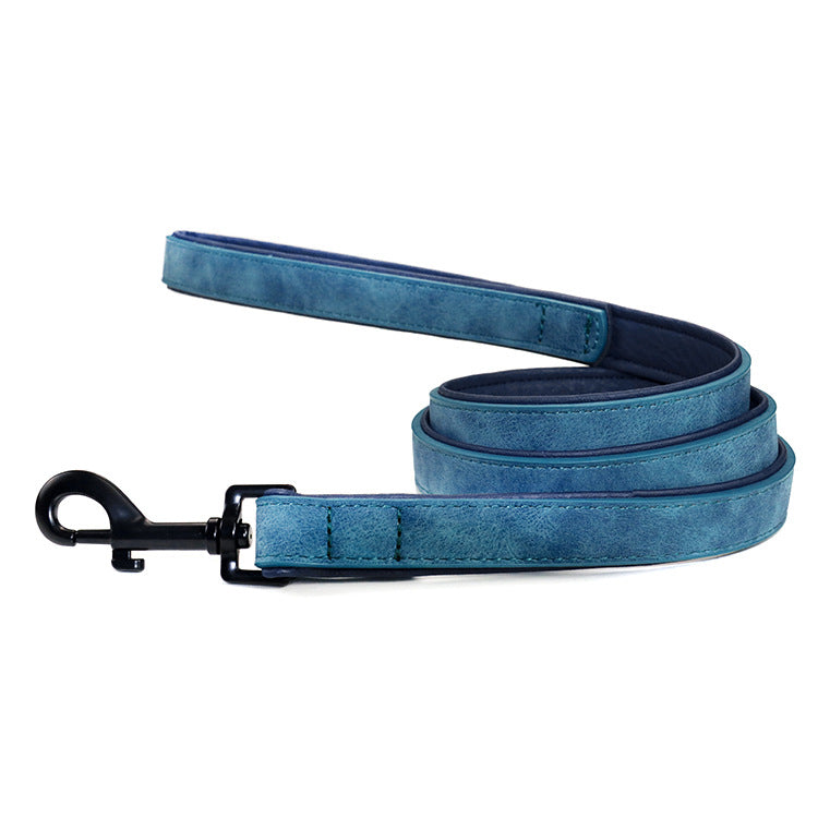 Dog Pull-resistant Leather Leash