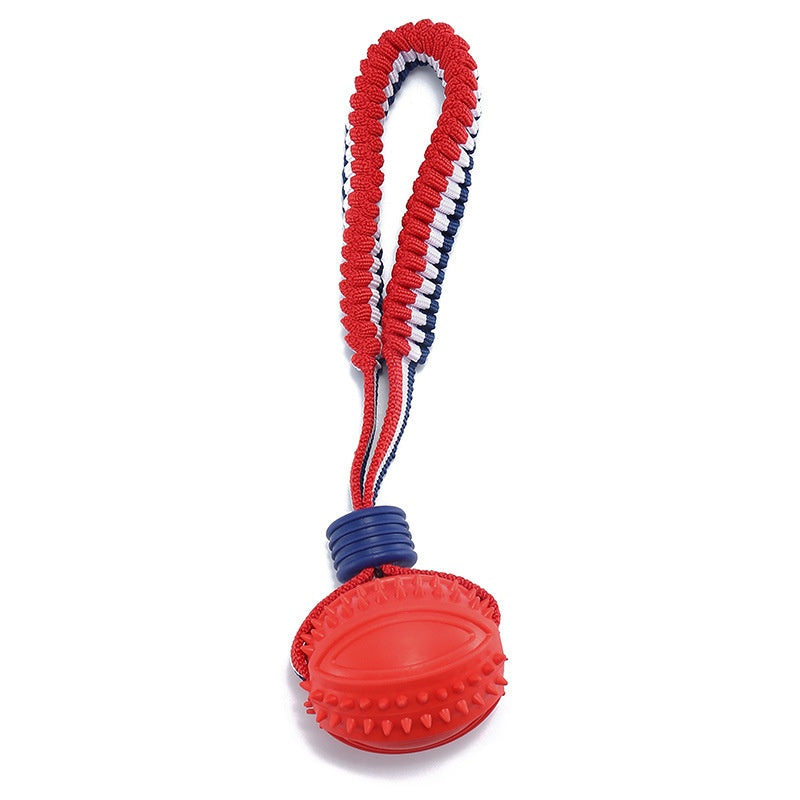 Dog Toy Ball Teether With Rope